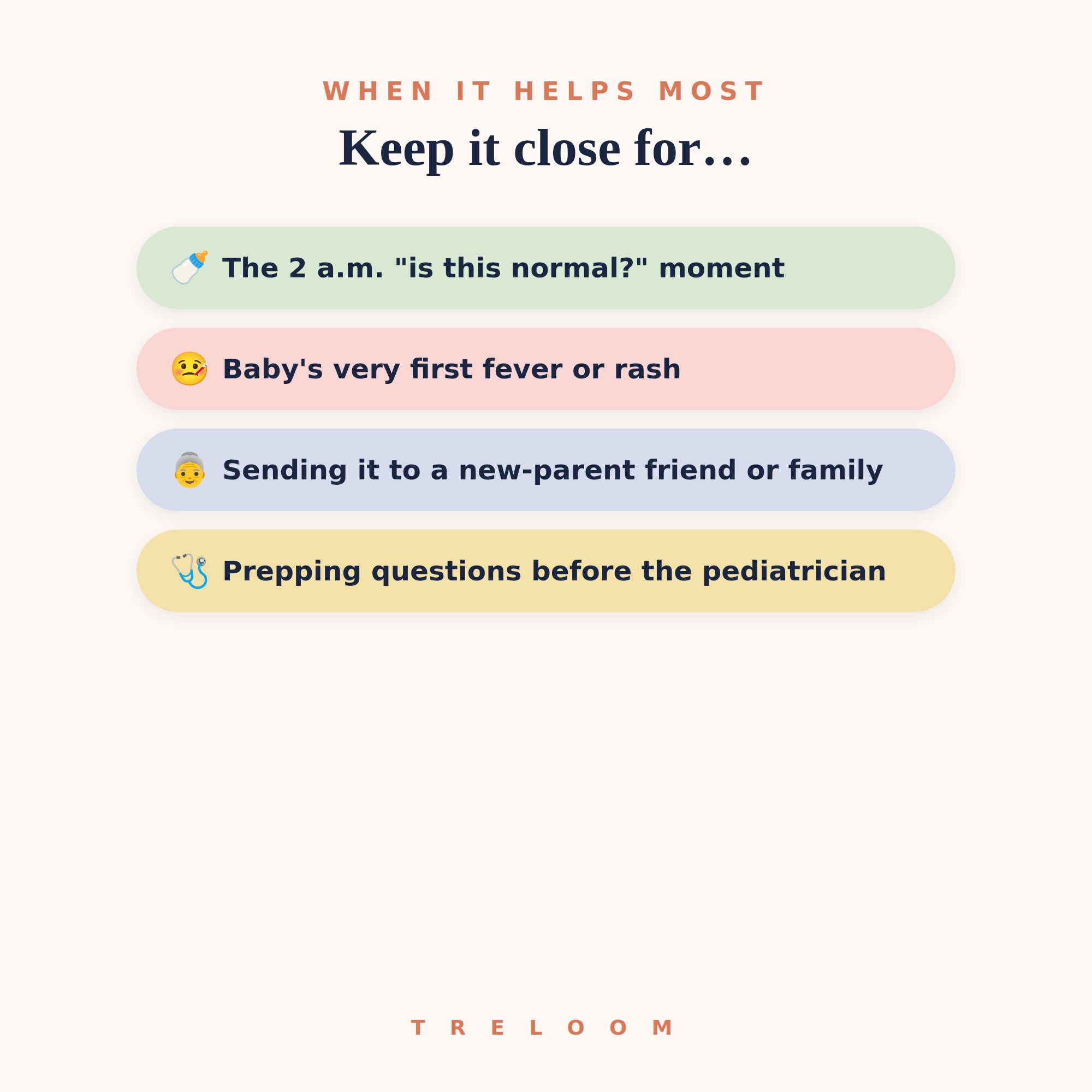 When to use Signs Your Newborn Is Sick — night wake-ups, feeding changes, fevers and more