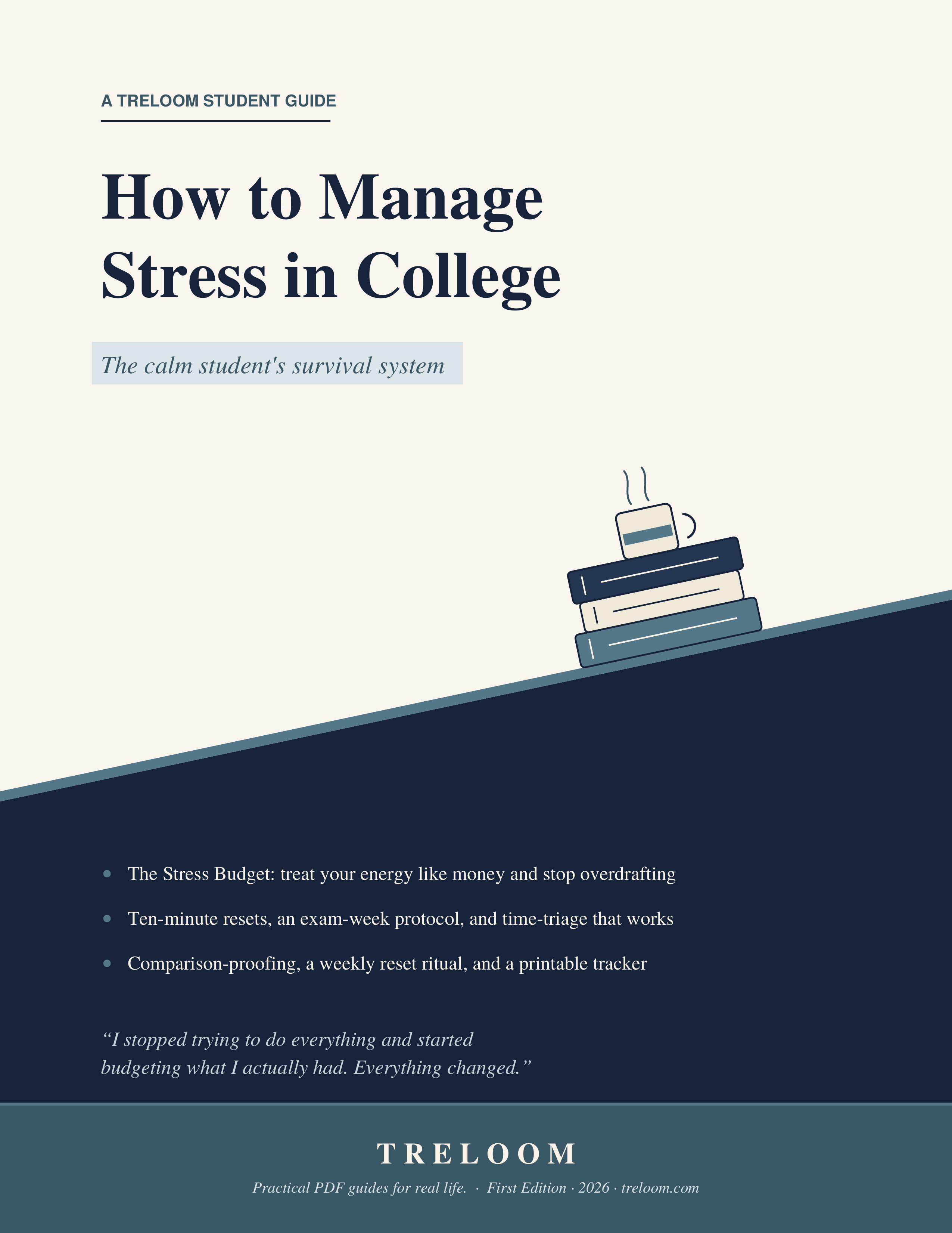 How to Manage Stress in College: The Stress Budget System for Students