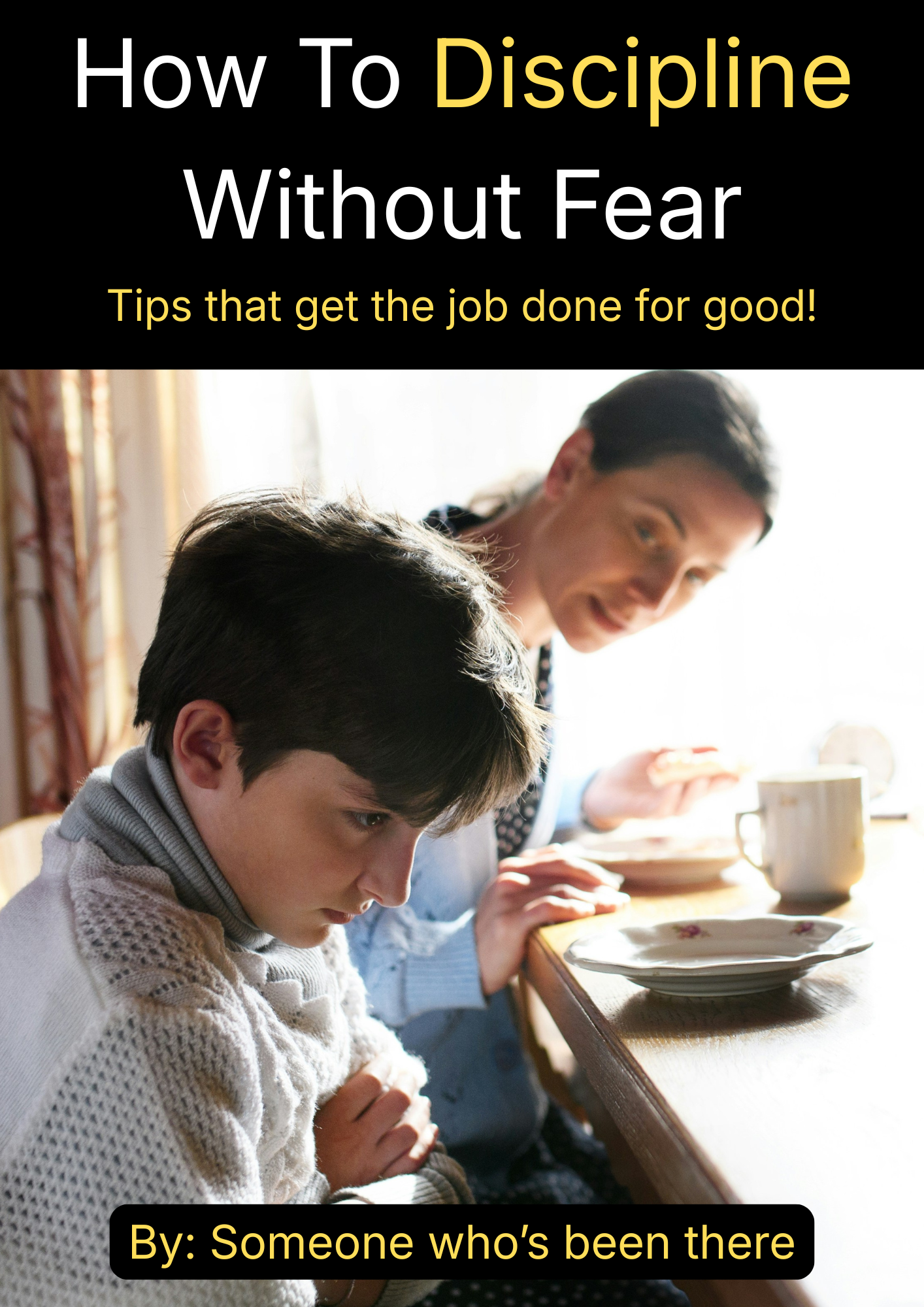 Cover of How To Discipline Your Child Without Fear, a Treloom PDF parenting guide
